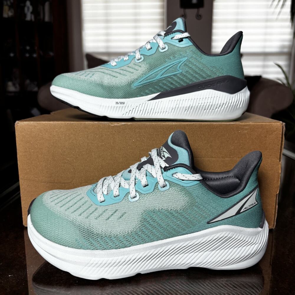 Altra Experience Form Shoes Womens 7 Teal Green Road Running Athletic Sneakers